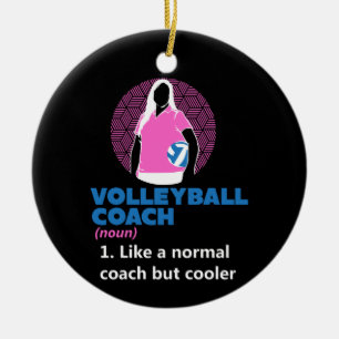 Volleyball - Volleyball Coach Definition Ceramic Ornament