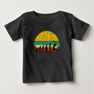 Volleyball - Volleyball Player Evolution Baby T-Shirt