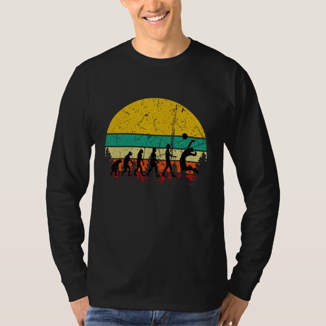 Volleyball - Volleyball Player Evolution T-Shirt (Front)