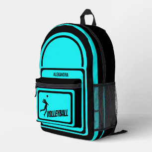 Volleyball, Volleyball player girl, Birthday gift Printed Backpack