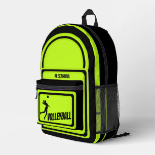 Volleyball, Volleyball player girl, Birthday gift Printed Backpack