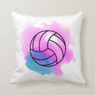 Volleyball Watercolor Cushion
