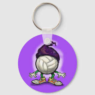 Volleyball Wizard Key Ring
