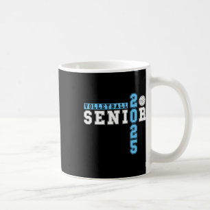 Volleybyll Senior Night Volleybyll Senior 2025 Gra Coffee Mug