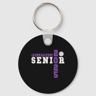 Volleybyll Senior Night Volleybyll Senior 2025 Gra Key Ring