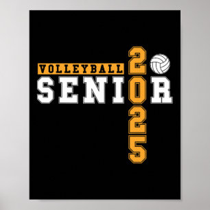 Volleybyll Senior Night Volleybyll Senior 2025 Gra Poster