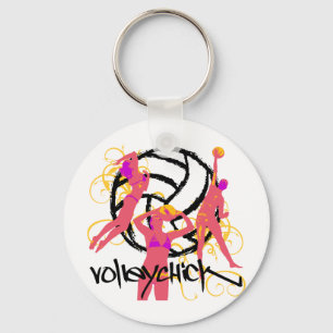 VolleyChick Curt Key Ring