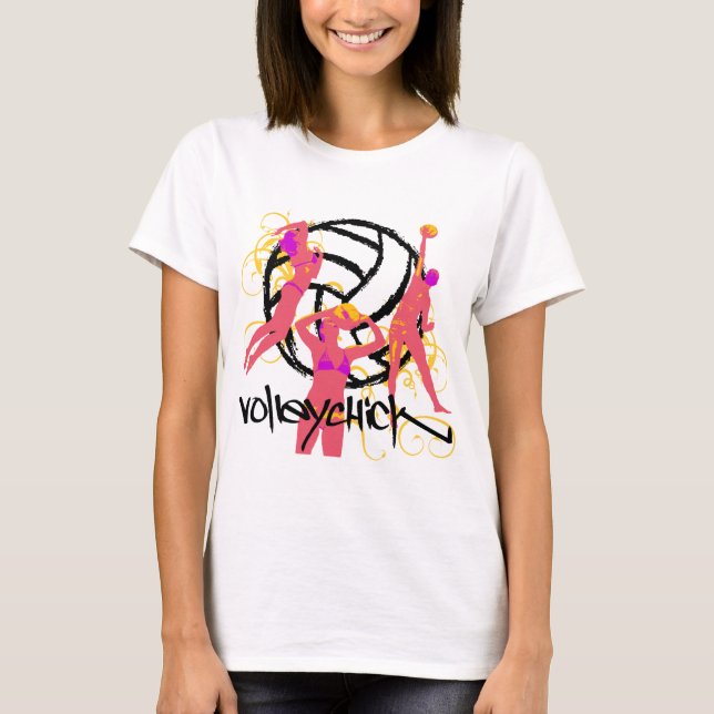 VolleyChick Curt T-Shirt (Front)