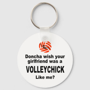 VolleyChick Doncha Key Ring