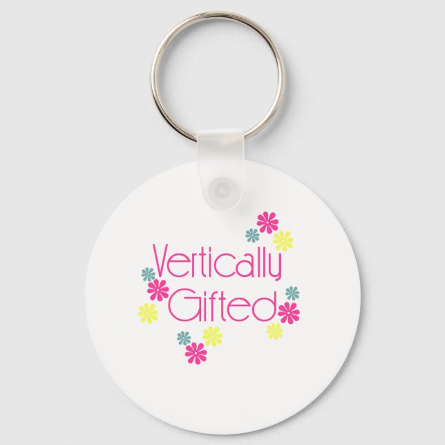 VolleyChick Vertically Gifted Key Ring (Front)