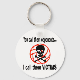 VolleyChick VolleyVictim Key Ring