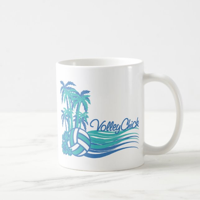 VolleyChickWaver Coffee Mug (Right)