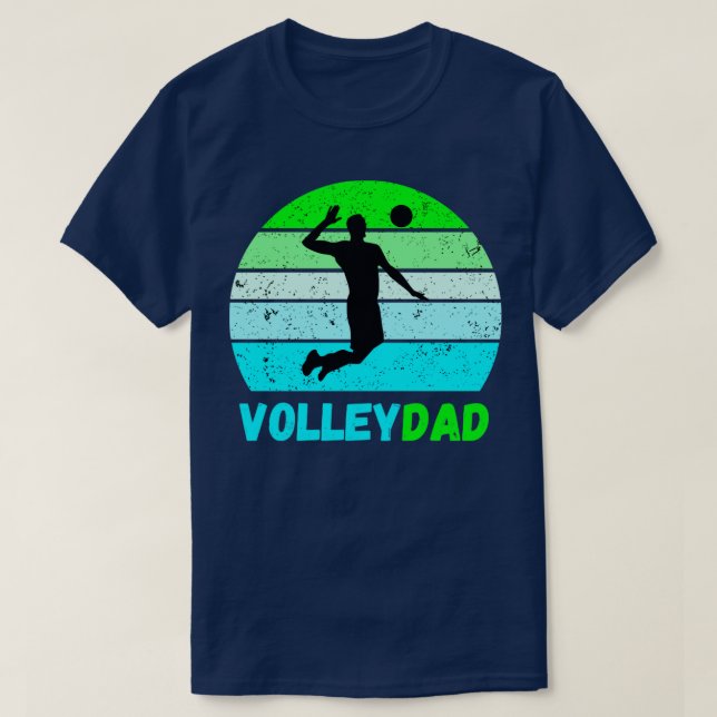 VolleyDad Volleyball Father5 T-Shirt (Design Front)