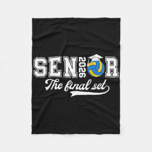 Volleyll Senior 2026 Final Set Senior Volleyll Pla Fleece Blanket