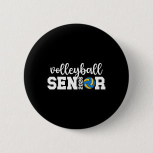 Volleyll Senior 2026 Graduation Senior Volleyll Pl 6 Cm Round Badge
