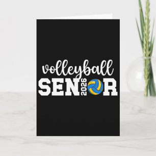Volleyll Senior 2026 Graduation Senior Volleyll Pl Card