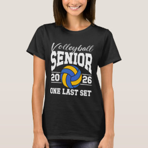Volleyll Senior 2026 One Last Set Senior Volleyll T-Shirt