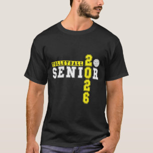 Volleyll Senior Night Volleyll Senior 2026 Graduat T-Shirt