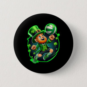 Volleyll St Patricks Day Irish Volleyll 6 Cm Round Badge