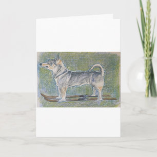 Vollhound Dog Greeting Card