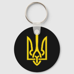 Volodymyr Zelensky Coat Of Arms Of Ukraine Tryzub Key Ring