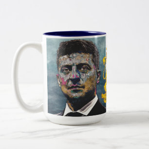 Volodymyr Zelenskyy Two Tone Mug