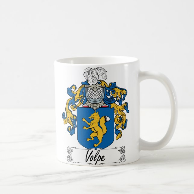Volpe Family Crest Coffee Mug (Right)