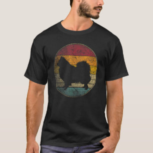 Volpino Italiano Dog Gif Retro Style Vintage 70s 8 T-Shirt