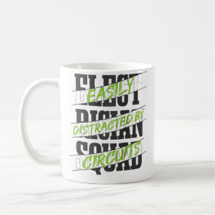 Voltage Electrician Electro Worker Electric Circui Coffee Mug