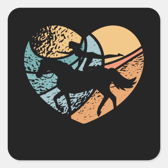 Voltage Heart Square Sticker (Front)