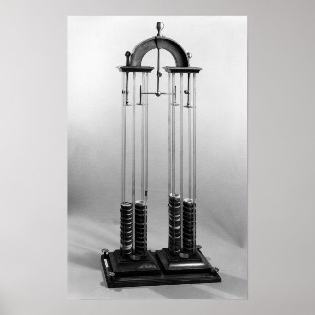 Voltaic pile  made for Jacques Alexandre Charles Poster (Front)