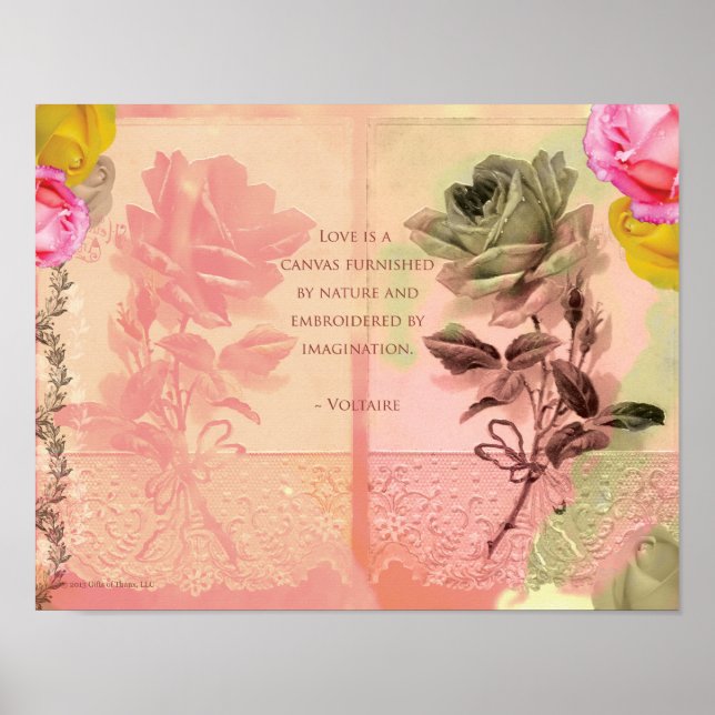 Voltaire, 14" x 11" - Semi-Gloss Poster (Front)