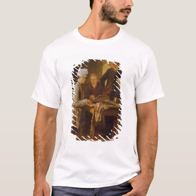 Voltaire at Chess T-Shirt (Front)