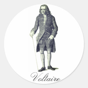 Voltaire Classic Round Sticker