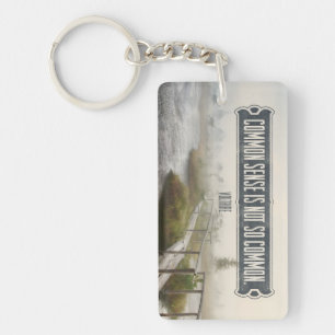 Voltaire Inspirational Quote "Common sense" Key Ring