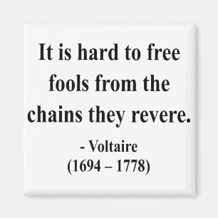 Voltaire Quote 5a Magnet