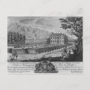 Voltaire's house in Ferney, west side Postcard