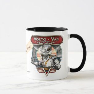 Volto-Vac Retro Robot Mug