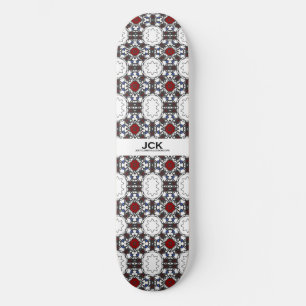 Volume four's kaleidoscope art five skateboard