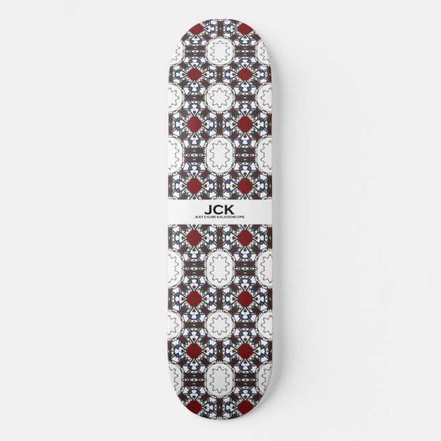 Volume four's kaleidoscope art five skateboard (Front)