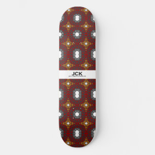 Volume four's kaleidoscope art one skateboard