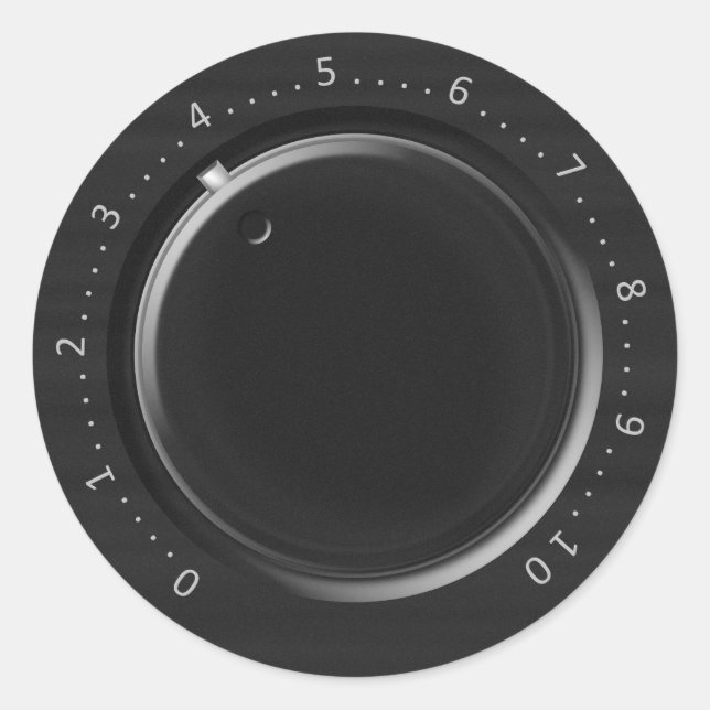 Volume Knob Sticker (Front)