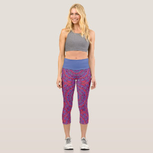 Volume nine's kaleidoscope art fourteen capri leggings