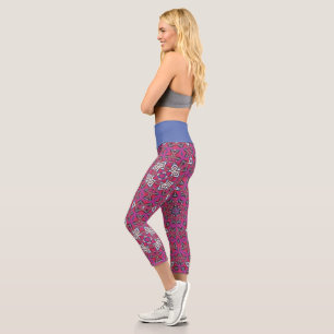 Volume nine's kaleidoscope art nine capri leggings