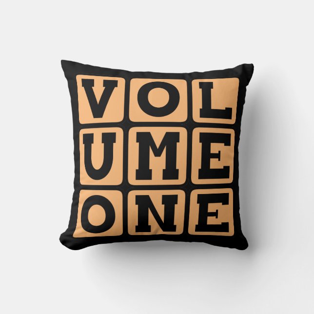 Volume One, First Volume Cushion (Front)