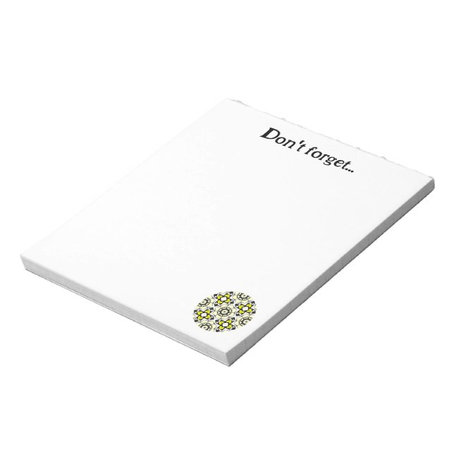 Volume one's kaleidoscope art eight notepad (Rotated)