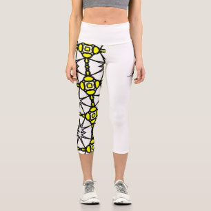 Volume one's kaleidoscope art fifteen capri leggings