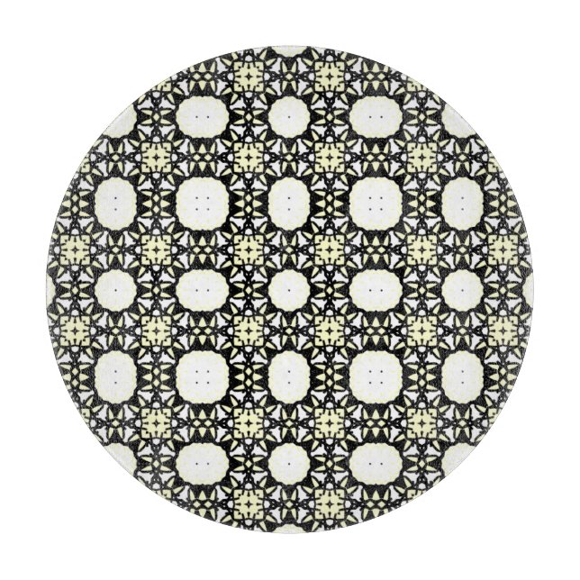 Volume one's kaleidoscope art five cutting board (Front)