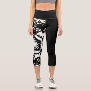 Volume one's kaleidoscope art nine capri leggings