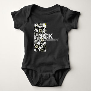Volume one's kaleidoscope art one baby bodysuit